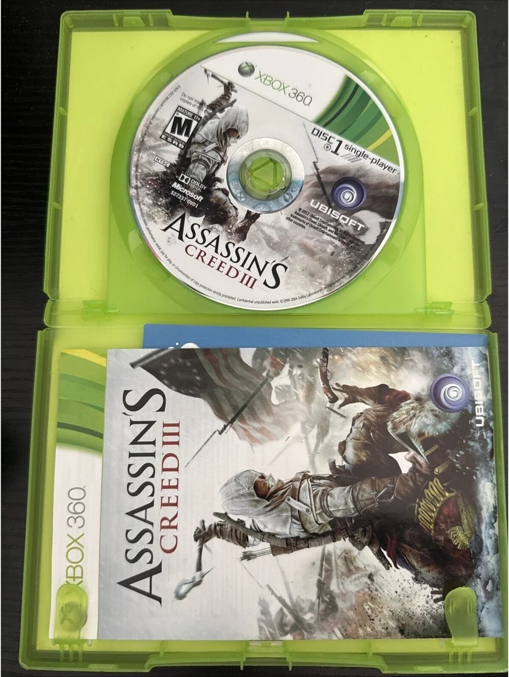 Assassin's Creed III (Microsoft Xbox 360, 2012)